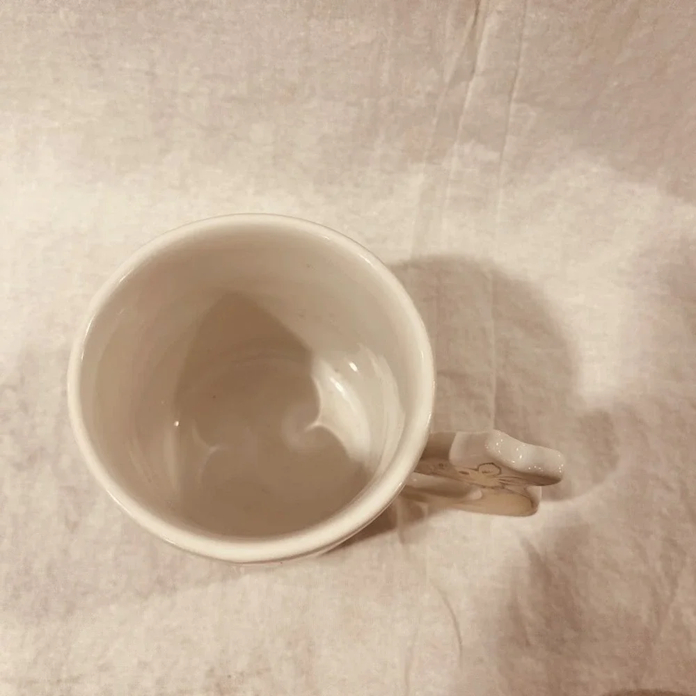 Easter Bunny Mug Basket Rabbits Ducklings Handle 3D Ceramic Pastel Kawaii 4